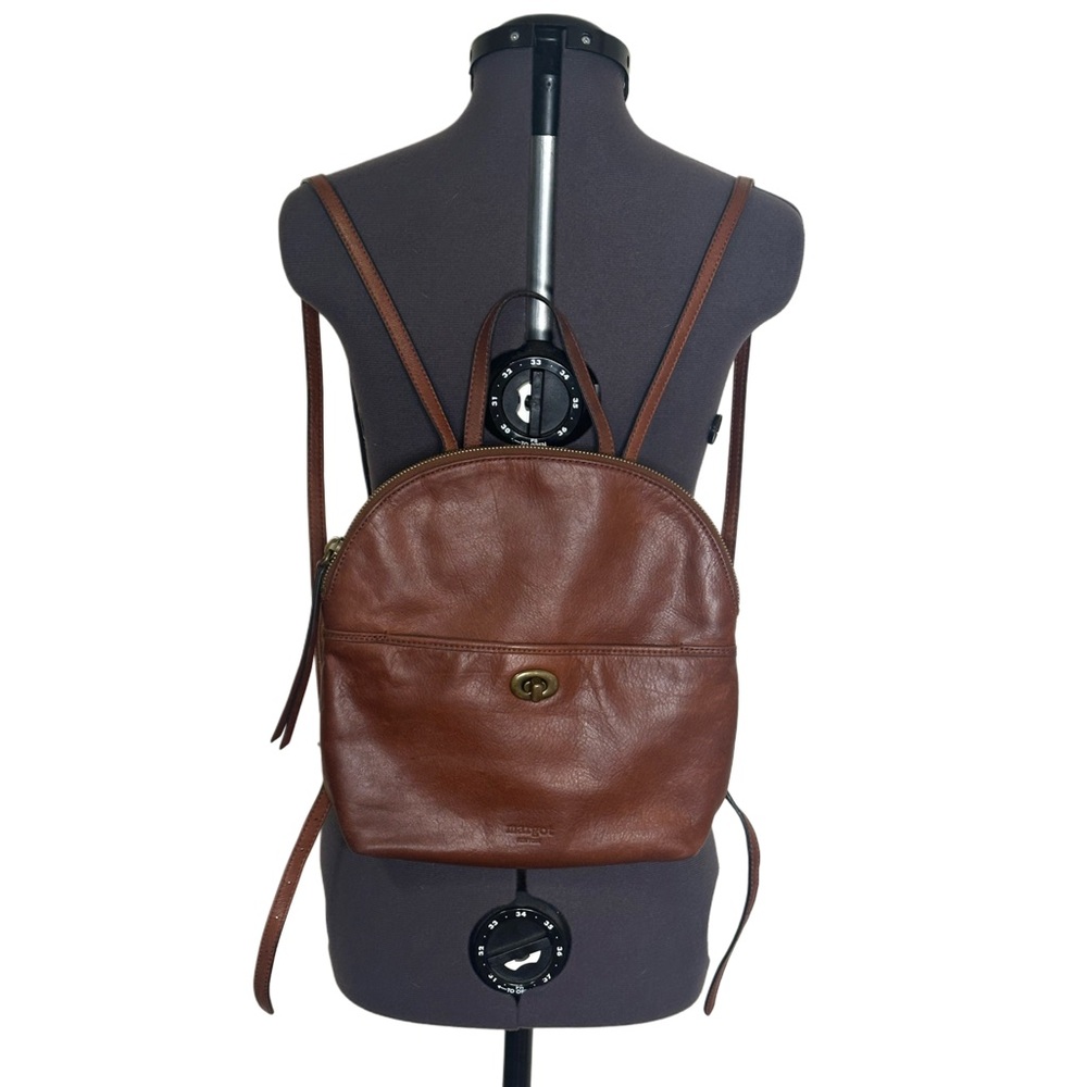 Margot Brown Leather Backpack